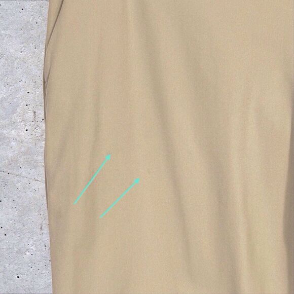 Lululemon Mens ABC Classic Fit Trouser Performance Pants 34x29 Khaki Beige - Picture 2 of 9